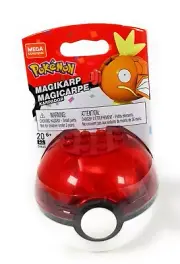 Mega Construx Pokemon MAGIKARP Red Translucent Pokeball 20 PCS GVK65 2020