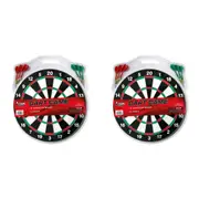 2x Formula Sports 15'' Dartboard Family Dart Game Set w/ 6-Steel Tip Darts Play
