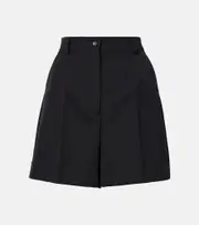 [Dolce & Gabbana] Dolce & Gabbana Wool gabardine shorts AU 16 black