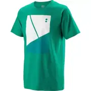 Wilson Boys Tramline Tech Tee Green Size Medium Retail $25