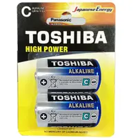 在飛比找PChome24h購物優惠-【東芝Toshiba】2號(C)鹼性電池4入(LR14 1.