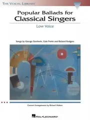 Popular Ballads for Classical Singers Sheet Music Low Voice Book 000740139