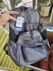 New W/ Tag Top Paw Knapsack Mini Backpack Dog Cat Carrier Gray Pets Up To 15LBS