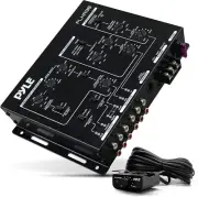 Pyle 3-Way Electronic Audio Crossover Network Hi-Pass Low-Pass Channel 12dB