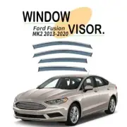 4pcs Blade Side Windows Deflectors Door Sun Visor Shield For Ford Fusion 13-20