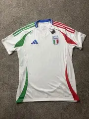 NEW L Adidas Italy Jersey Italia FIGC Authentic Soccer Shirt Mens IN0656