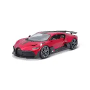 Bugatti Divo Red Metallic with Carbon Accent 1by18 Diecast Model Car by Bburago