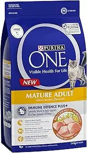 PURINA ONE Mature Adult 7+ Dry Cat Food Chicken 1.4kg