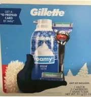 Gillette Fusion 5 Razor Boxed Gift Set Include 1 Razor 2 Cartridges 1 Shave Foam