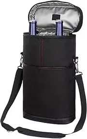 Lesunbak Wine Cooler Bags - Insulated Tote Bottle Carrier Bags - Portable Insulated Tote Bag, Wine Travel Carrier for, Wine Bottle, Restaurant