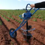 63CC Fence Post Hole Digger Petrol Earth Auger Borer Wheelbarrow w/11" Drill Bit