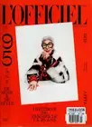 L'OFFICIEL 10/2016 95 Anniversary IRIS APFEL Angela Lindvall DAMARIS GODDRIE New