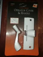 Andersen Casement Window Operator Cover & Handle /Crank with Screws, White
