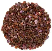 1/2 Ounce Natural No Dye India Red Ruby Jewelry Craft Inlay Pieces 6mm & Less