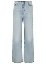 Haikure Korea Straight-leg Jeans - Blue - 27 (W27 / UK8-10 / S) 27 (W27 / UK8-10 / S)