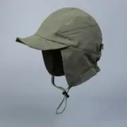 Unisex Pilot Cap with Ear Warmer Russian Hat Winter Lined Outdoor Skiing hat
