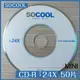 SOCOOL 8cm MINI CD-R 24X 210MB 24MIN 50片 光碟 CD【APP下單最高22%點數回饋】