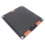 10W Solar Panel Dual TYPE C Ports 5V2A Output Monocrystalline USB Solar US