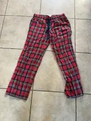Victoria’s Secret plaid sleep pants NEW! M red