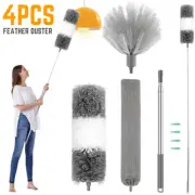 Feather Duster Bendable Scratch Free Microfiber with 16-98" Telescopic PoleེTool