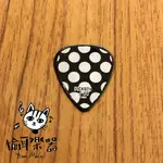 ♪YOUR MUSIC 愉耳樂器♪PICKBOY 黑底白點PICK 吉他 烏克麗麗匹克1.00MM