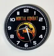 Mortal Kombat Logo Battery Operated Wall Clock