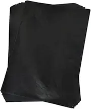 STOBOK 100 Pcs Graphite Tracing Carbon Paper Black Carbon Transfer Paper for Wood Burning Art Projects Canvas More Sturdy Easy to Trace for Drawing