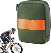 Cycling Seat Bag - Storage Bag Small Cycling Seat Pouch - Safety Day Night Riding Phone Bag with Reflective Sign for Sunglasses, Keys