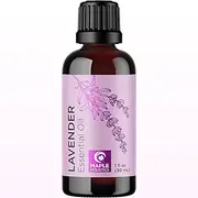 Pure Lavender Oil Essential Oil - Premium Lavender Essential Oil for Hair Skin and Nails - Lavender Aromatherapy Oil for Diffusers Humidifiers and Linens Plus Natural Bath Oil for Home Spa Self Care