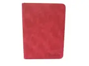 Guardz Red 9 Pocket Zip Trading Card Album Binder Folder! Denim Effect