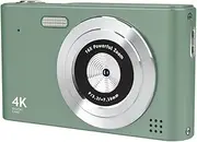 Tuperoymse HD 1080P 2.4 Inches 240x320 Digital Camera Rechargeable Cameras with 16x Zoom Compact Camera Green