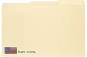 Manila File Folder - Legal Size - 1/3 Cut Assorted Tab - Box of 100