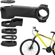 Mountain Bike Stem - Aluminum Alloy Bike Stem Riser - Internal Cable Routing, 7 Degree Adjustable for Long-Distance Racing Adventure Mountain Road