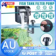 New Sunsun 300L/H 400L/H 600L/H 2W 5W 8W Aquarium Fish Tank Hang On Filter AU