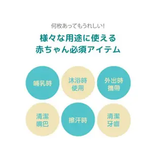 【日本OP mini】純棉紗布巾/手帕5件組 2色(日本製造 多用途 澡巾)