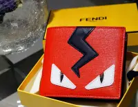 在飛比找Yahoo!奇摩拍賣優惠-Fendi 7M0169 Monster Wallet 閃電