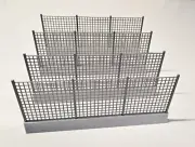 1/32 scale Slot Car Track Walls & Fencing -SURFACE MOUNT 4 Pieces Scalextric SCX