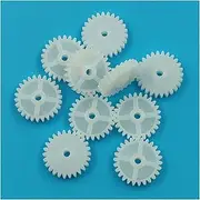 262A Short 0.5M Gears Modulus 0.5 26 Teeth Hole 2mm Tight Plastic Gear Disc DIY Model Toy Accessories