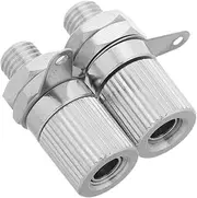 HOMSFOU High Audio Terminal Banana Jack Socket Grounding Column for Speaker and Amplifier