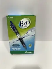 Box of 12 Pilot B2P Blue Gel Ink 0.7mm Rollerball Pen, Gel Roller New