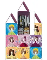[SOGA] 10 Cubes DIY Princess Design Portable Wardrobe in Multi
