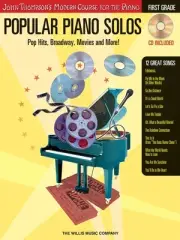 Popular Piano Solos Grade 1 Book CD Pack Pop Hits Broadway Movies 000416707