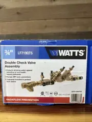 Backflow Preventer Watts LF719-QT-S 3/4” Double Check Valve Assembly New In Box