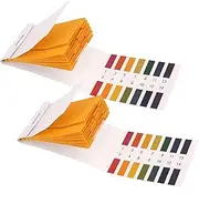 JUMXSRLE pH Test Strips, 160 Strips Full Range 1-14 Universal pH Test, Litmus Paper for Teaching, Student, Chemistry Experiment, Saliva Urine Water Soil Wine Diet pH Monitoring