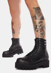 [Lamoda] Challenges Chunky Commando Boots