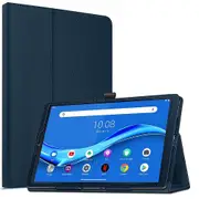 For Lenovo Tab M10 FHD Plus Cover, Tab 10.3 2nd Gen TB-X606F / X606 Business Style Leather Smart Magnetic Flip Stand Case Cover (Navy Blue)