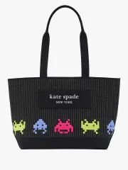 Space Invaders x Kate Spade New York Knit Jacquard Tote