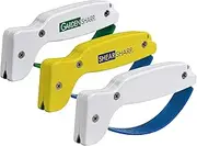 Knife Sharpener Multipack - Includes Knife Sharpener, Garden Tool Sharpener & Scissors Sharpener - Restores, Repairs & Hones Blades & Edges - Diamond-Honed Tungsten Carbide Sharpener -3 Pack