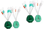 KOMBIUDA 2sets Silicone Stops Small Float Cord Stoppers Bright for Easy Identification 20pcs*2