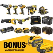 DeWALT 18V/54V XR 9.0Ah 8 Piece Mixed Voltage Combo Kit DCZ803X2-XE